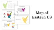 Map of Eastern US Presentation and Google Slides Templates