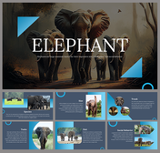 Attractive Elephant Presentation and Google Slides Themes