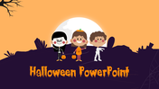 Effective Free Halloween PowerPoint Presentation Slide