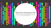 Our Predesigned Neon Slides Presentation Template Design