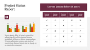 Project Status Presentation PPT Template and Google Slides