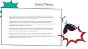 Comic Theme PowerPoint Presentation Template Slide 