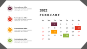 Amazing 2022 Calendar PowerPoint Template Free Slide PPT