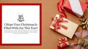 Effective Christmas Background Presentation Template