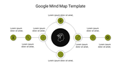 Editable Google Mind Map Template With Eight Nodes 