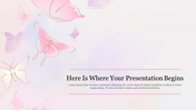 Amazing Aesthetic Presentation Template Slide Design