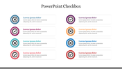 Amazing PowerPoint Checkbox Presentation Slide 