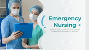 Emergency Nursing PowerPoint And Google Slides Tamplates