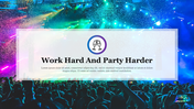 Elegant PowerPoint Party Background Presentation Slide 