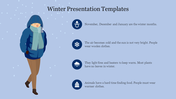 Creative Winter Presentation Templates PowerPoint Slide