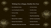 Attractive Goals For The New Year Template PPT Slide