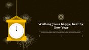 Creative PowerPoint Presentation For New Year Slide