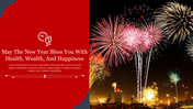 Catchy New Years PowerPoint Template For Presentation 