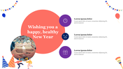 New Year Template Design PowerPoint Presentation Slide 