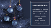 Creative Cute Christmas Greetings PowerPoint Template 