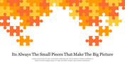 Editable Puzzle Piece PowerPoint Background Presentation 