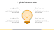 Creative Light Bulb Presentation PowerPoint Template