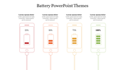 Amazing Battery PowerPoint Themes Presentation Slide