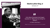 Martin Luther King Jr Google Slides & PowerPoint Templates 