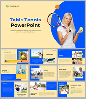 Table Tennis PowerPoint And Google Slides Templates 