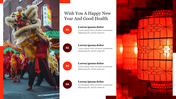 Editable Chinese New Year Presentation Templates - Four Nodes