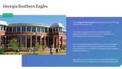 Amazing Georgia Southern PPT Template Presentation Design