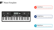 Innovative Piano Template Presentation PowerPoint Slide 