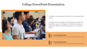 Amazing College PowerPoint Presentation Template Slide