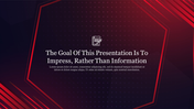 Effective PowerPoint Red Theme Presentation Template 