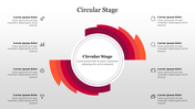 Amazing Circular Stage PowerPoint Presentation Slide