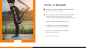 Routine Warm Up Template for PowerPoint and Google Slides