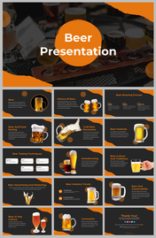 Amazing Beer PowerPoint And Google Slides Templates