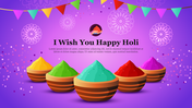 Creative Holi PowerPoint Presentation Download Slide 