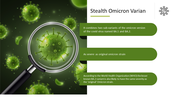 Creative Stealth Omicron Varian Presentation Template 