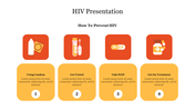 Creative HIV Presentation PowerPoint Template Slide 