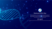 Effective National DNA Day PowerPoint Template Slide