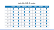 Best Schedule Slide Template PowerPoint Presentation 