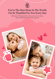 Effective Mothers Day Card PPT Presentation Template 