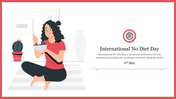 Effective International No Diet Day PowerPoint Template