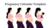 Creative Pregnancy Calendar PowerPoint And Google Slides