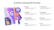 Effective 5G Mobile Technology PPT Download Slide Template