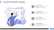 Creative PowerPoint Schedule Template Presentation PPT