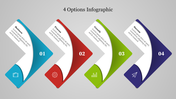 Amazing 4 Options Infographic Presentation Slide PPT