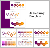 5S Planning PowerPoint and Google Slides Templates