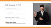 Body Language At Work PPT Template and Google Slides