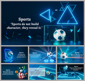 Sports Theme Background PPT And Google Slides Themes