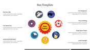 Amazing Sun Template PowerPoint Presentation Slide 