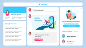 Amazing Twitter Template For Slides Presentation PPT