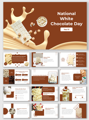 Stunning National White Chocolate Day PPT And Google Slides