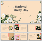 Attractive National Daisy Day PPT And Google Slides